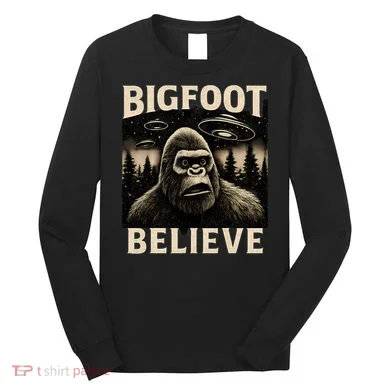 Bigfoot Believe Long Sleeve Shirt