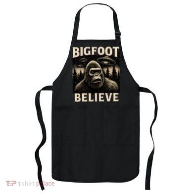 Bigfoot Believe Apron