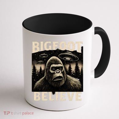 Bigfoot Believe Coffee Mug back
