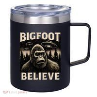 Bigfoot Believe 12oz Stainless Steel Coffee Mug thumb 0