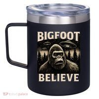 Bigfoot Believe 12oz Stainless Steel Coffee Mug thumb 2