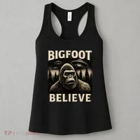 Bigfoot Believe Women's Tank Top thumb 3
