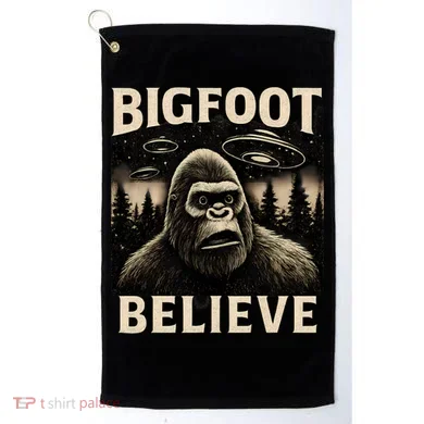 Bigfoot Believe Golf Towel