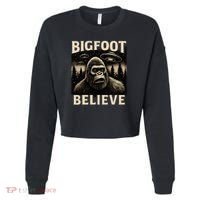 Bigfoot Believe Cropped Pullover Crew thumb 0