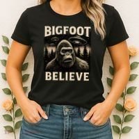 Bigfoot Believe Women's T-Shirt thumb 2