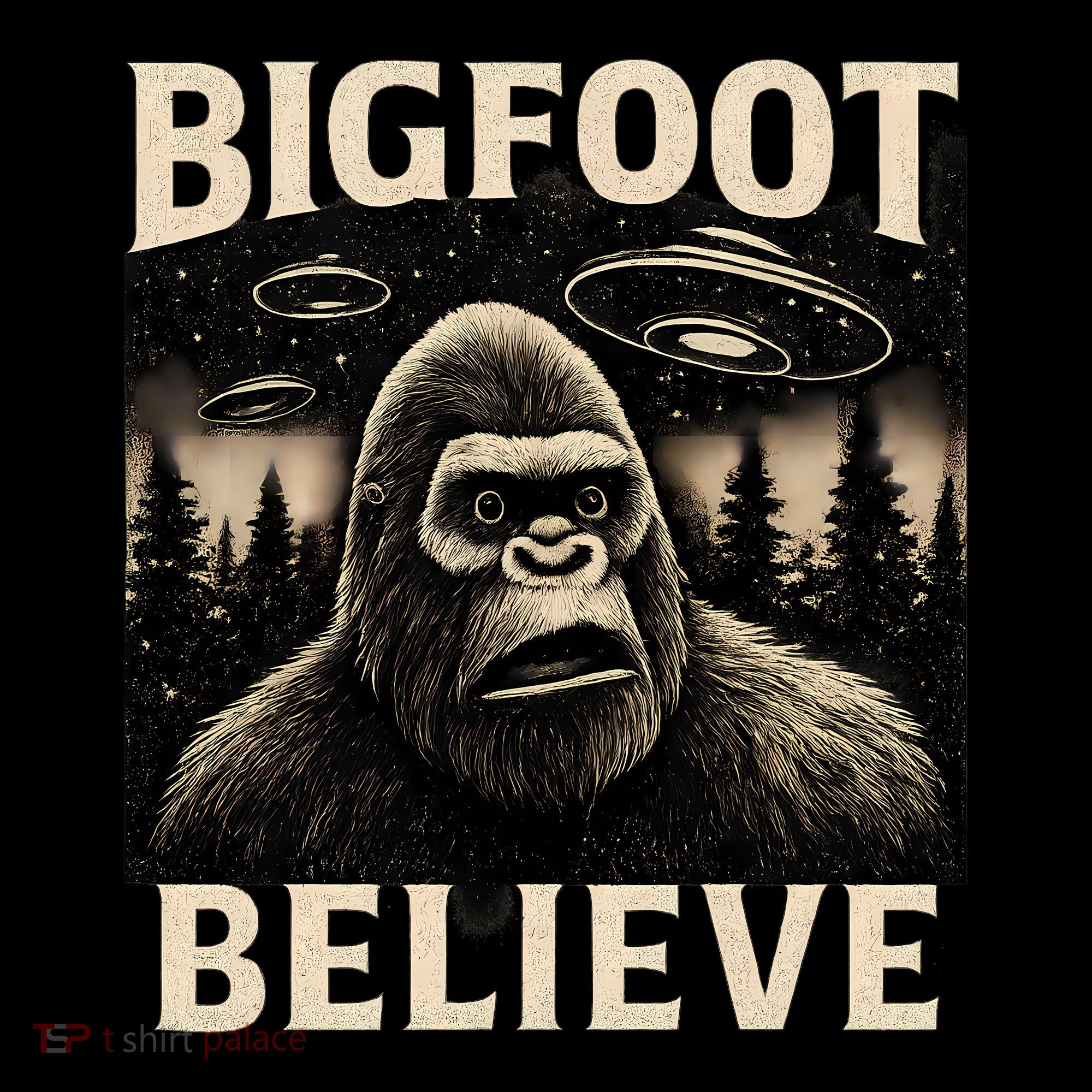 Bigfoot Believe Women's T-Shirt