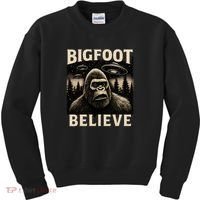 Bigfoot Believe Kids Sweatshirt thumb 0