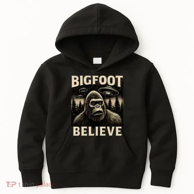 Bigfoot Believe Kids Hoodie