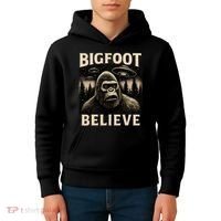 Bigfoot Believe Kids Hoodie thumb 4