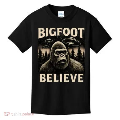 Bigfoot Believe Kids T-Shirt