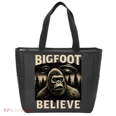 Bigfoot Believe Tote Bag