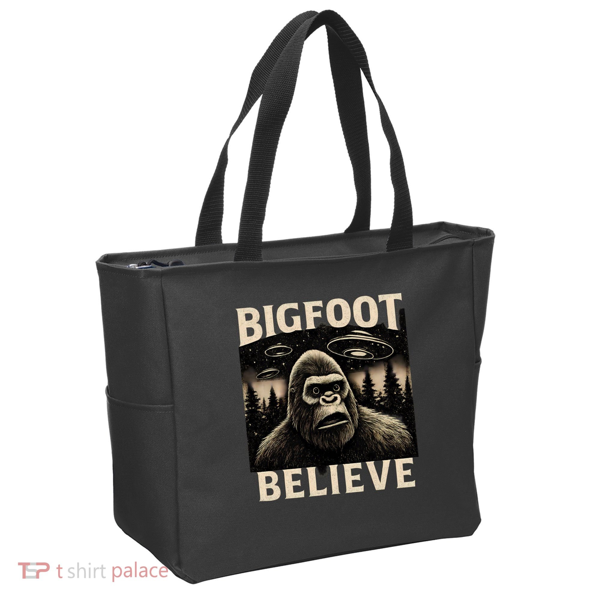 Bigfoot Believe Tote Bag