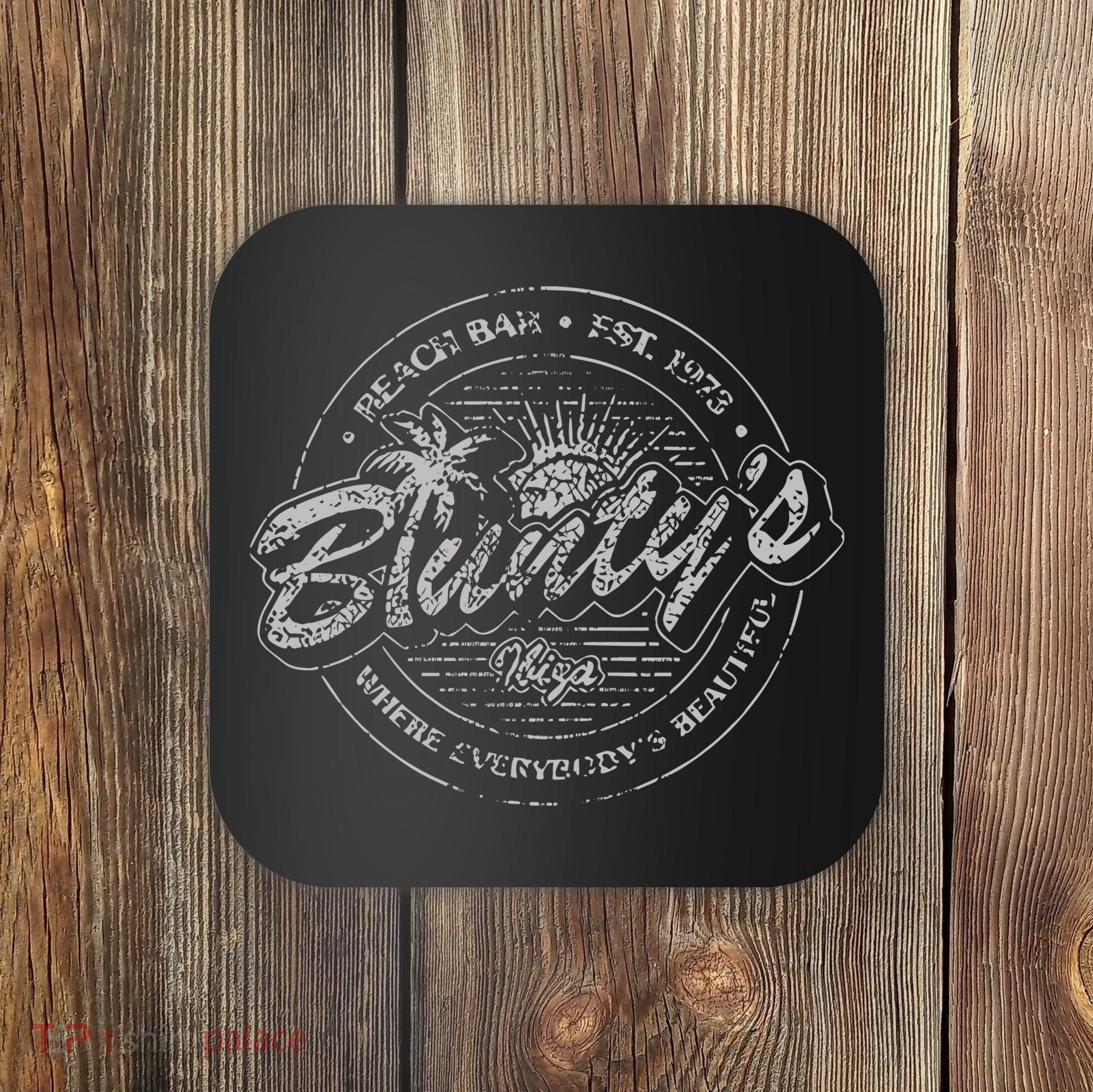 Bluntys Beach Bar Coaster