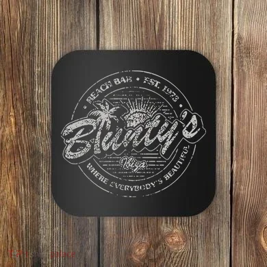 Bluntys Beach Bar Coaster