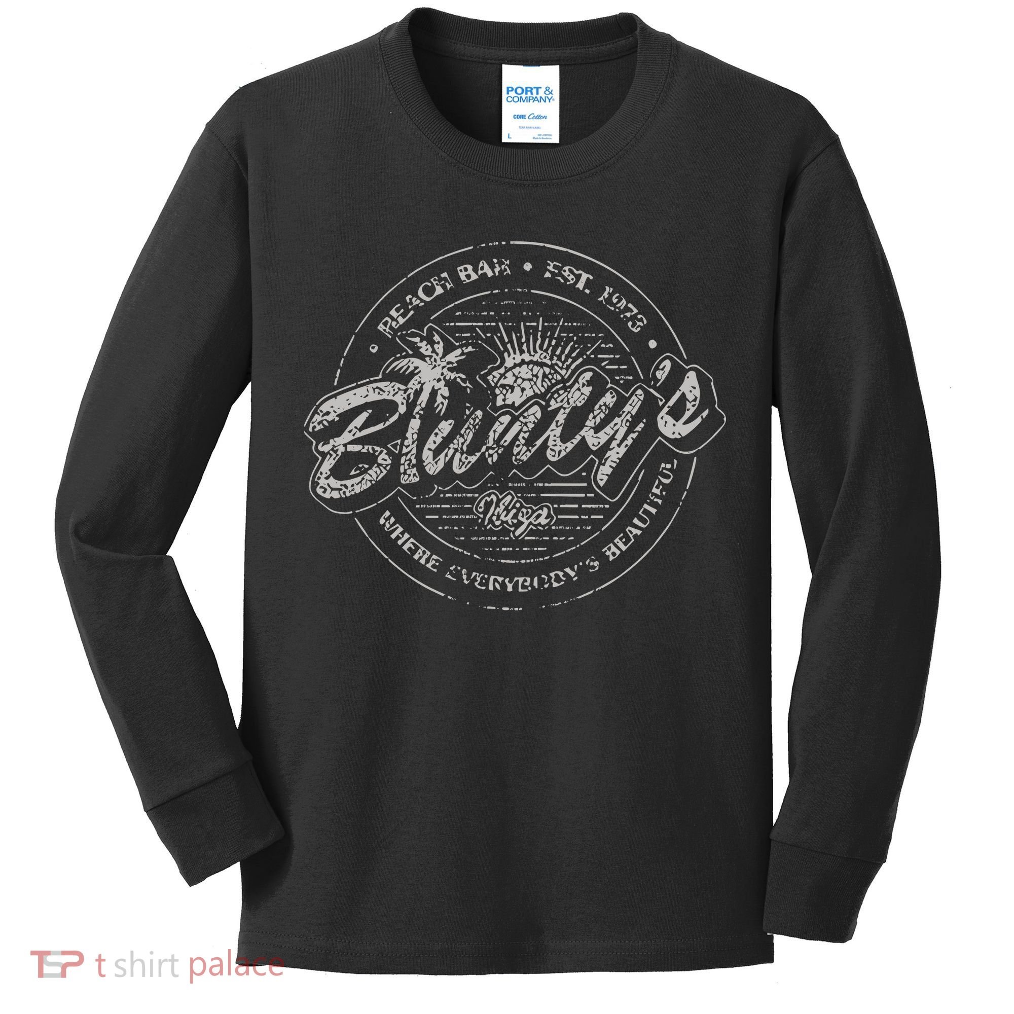 Bluntys Beach Bar Kids Long Sleeve Shirt