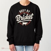 Body By Brisket Backyard Cookout Bbq Grill Gift Women's Sweatshirt thumb 0