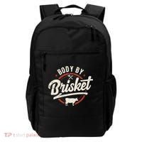 Body By Brisket Backyard Cookout Bbq Grill Gift Backpack thumb 0