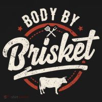 Body By Brisket Backyard Cookout Bbq Grill Gift Women's Hoodie thumb 2