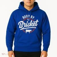 Body By Brisket Backyard Cookout Bbq Grill Gift Hoodie thumb 2