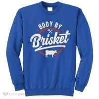 Body By Brisket Backyard Cookout Bbq Grill Gift Sweatshirt thumb 0