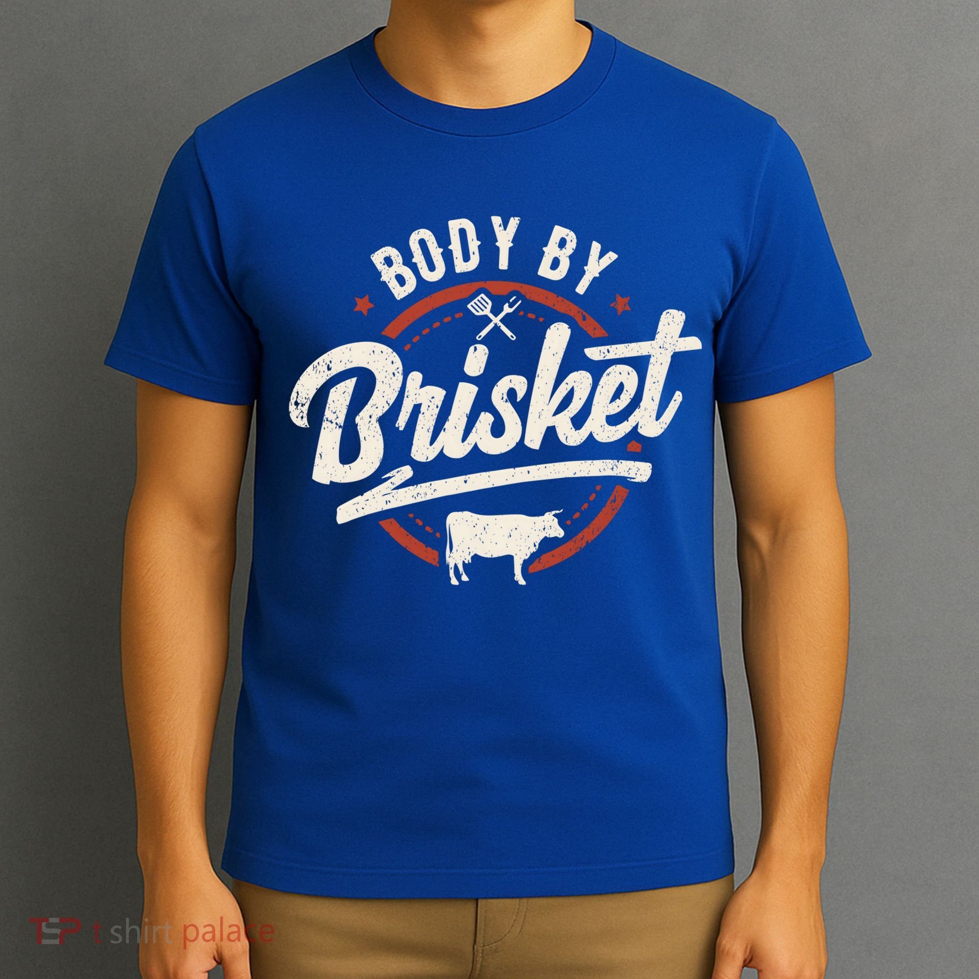Body By Brisket Backyard Cookout Bbq Grill Gift T-Shirt
