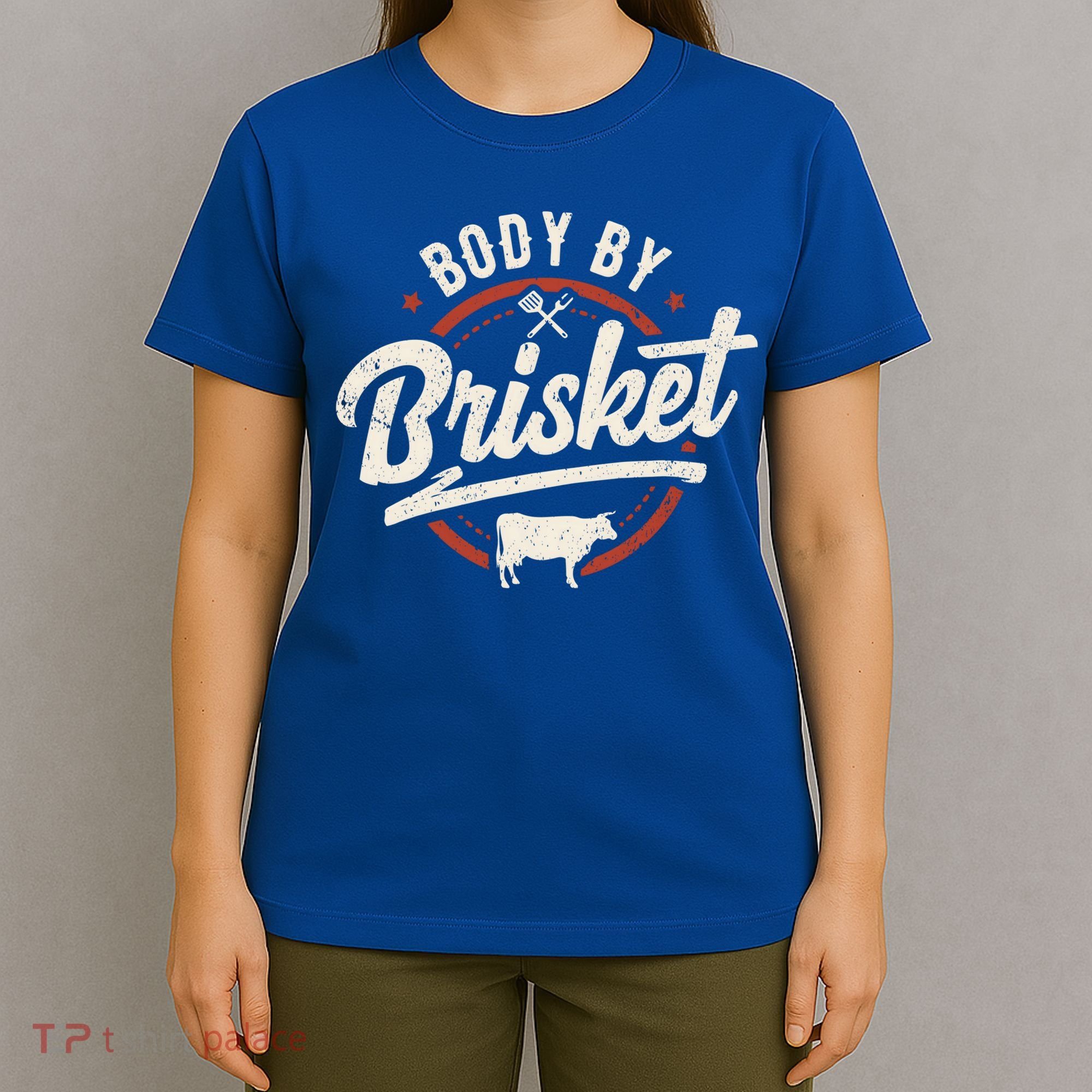 Body By Brisket Backyard Cookout Bbq Grill Gift T-Shirt