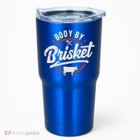 Body By Brisket Backyard Cookout Bbq Grill Gift Tumbler thumb 0