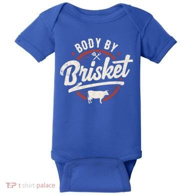 Body By Brisket Backyard Cookout Bbq Grill Gift Baby Bodysuit