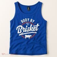 Body By Brisket Backyard Cookout Bbq Grill Gift Tank Top thumb 2