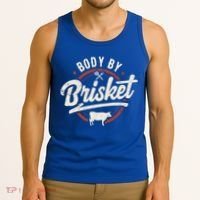 Body By Brisket Backyard Cookout Bbq Grill Gift Tank Top thumb 3