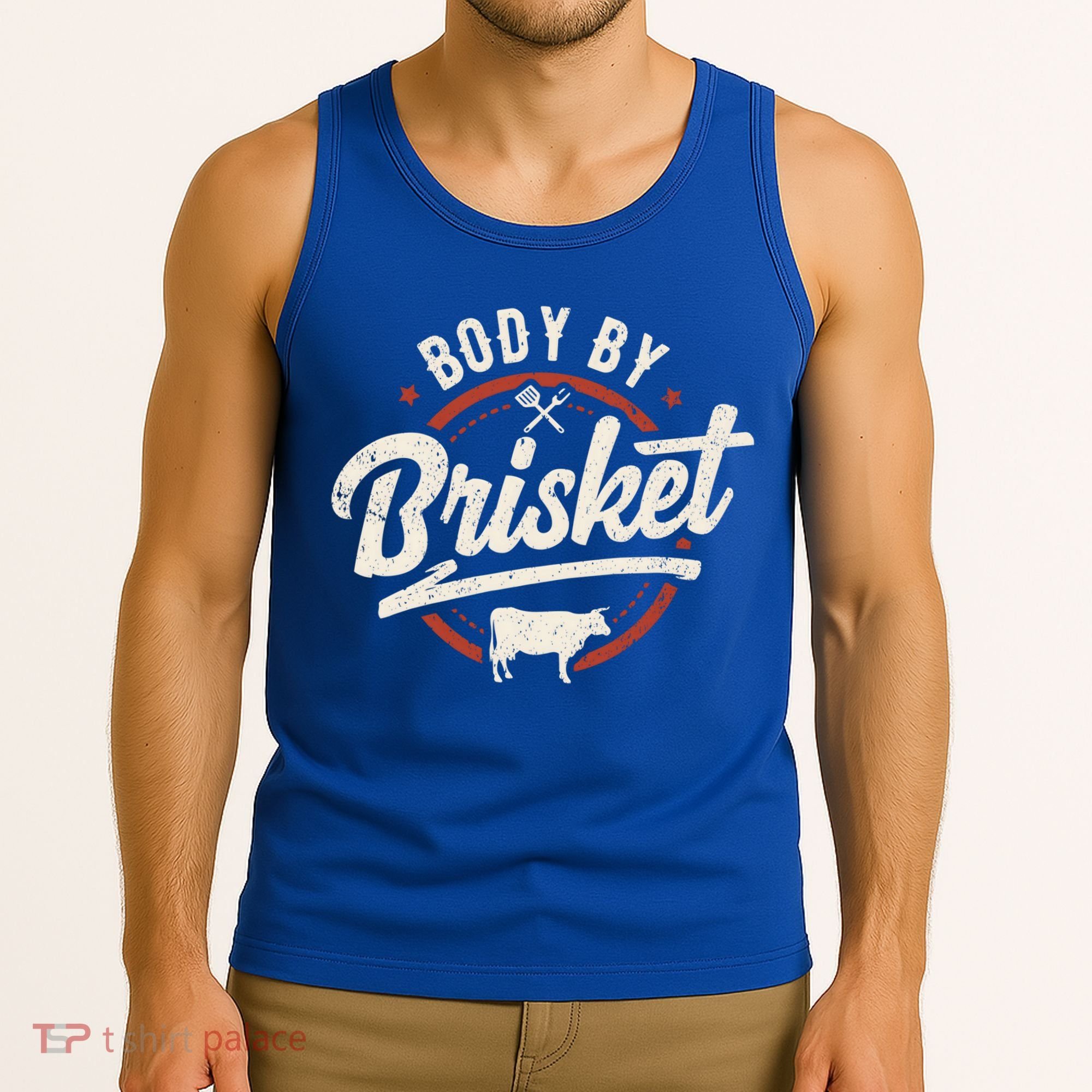 Body By Brisket Backyard Cookout Bbq Grill Gift Tank Top