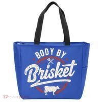 Body By Brisket Backyard Cookout Bbq Grill Gift Tote Bag thumb 0