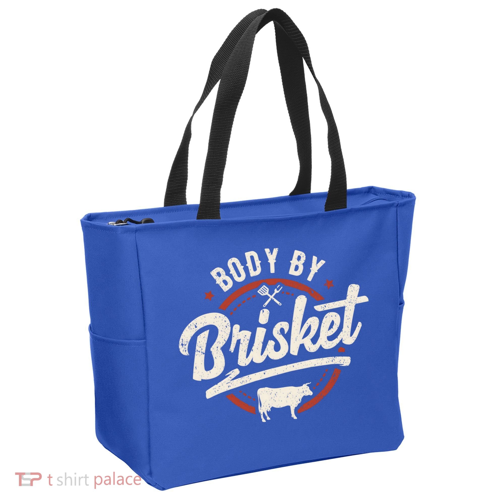 Body By Brisket Backyard Cookout Bbq Grill Gift Tote Bag