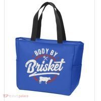 Body By Brisket Backyard Cookout Bbq Grill Gift Tote Bag thumb 3