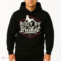 Body By Brisket Funny Steak Lover Grilling BBQ Chef Hoodie thumb 2