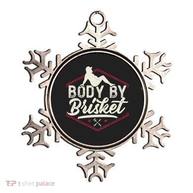 Body By Brisket Funny Steak Lover Grilling BBQ Chef Ornament