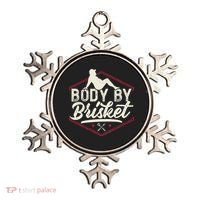 Body By Brisket Funny Steak Lover Grilling BBQ Chef Ornament thumb 0