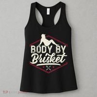 Body By Brisket Funny Steak Lover Grilling BBQ Chef Women's Tank Top thumb 3