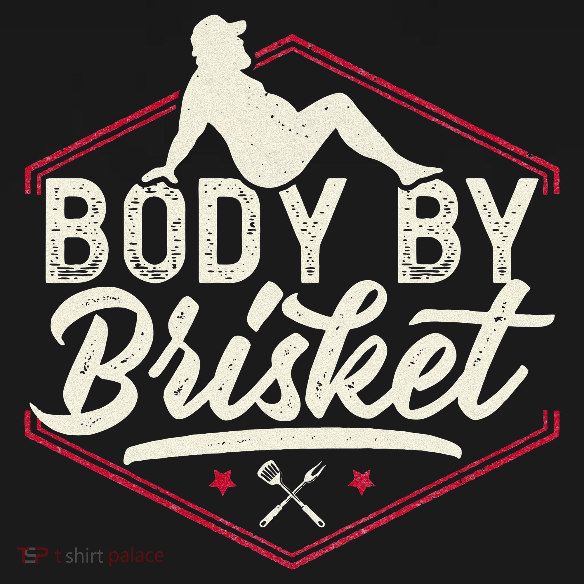 Body By Brisket Funny Steak Lover Grilling BBQ Chef Women's Tank Top