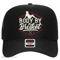 Body By Brisket Funny Steak Lover Grilling BBQ Chef Hat thumb 0