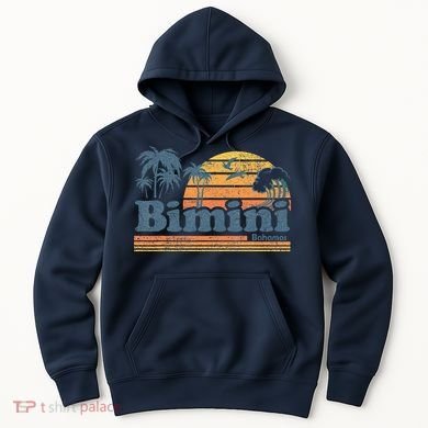 Bimini Bahamas Beach Summer Vacation Sun Vintage 70S Retro Hoodie