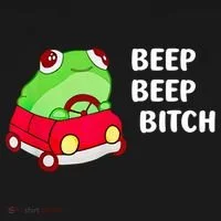 Beep Beep Bitch Frog Toddler Hoodie thumb 2