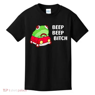 Beep Beep Bitch Frog Kids T-Shirt