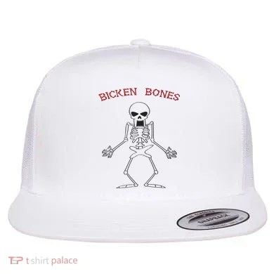 Bicken Bones Flat Bill Trucker Hat