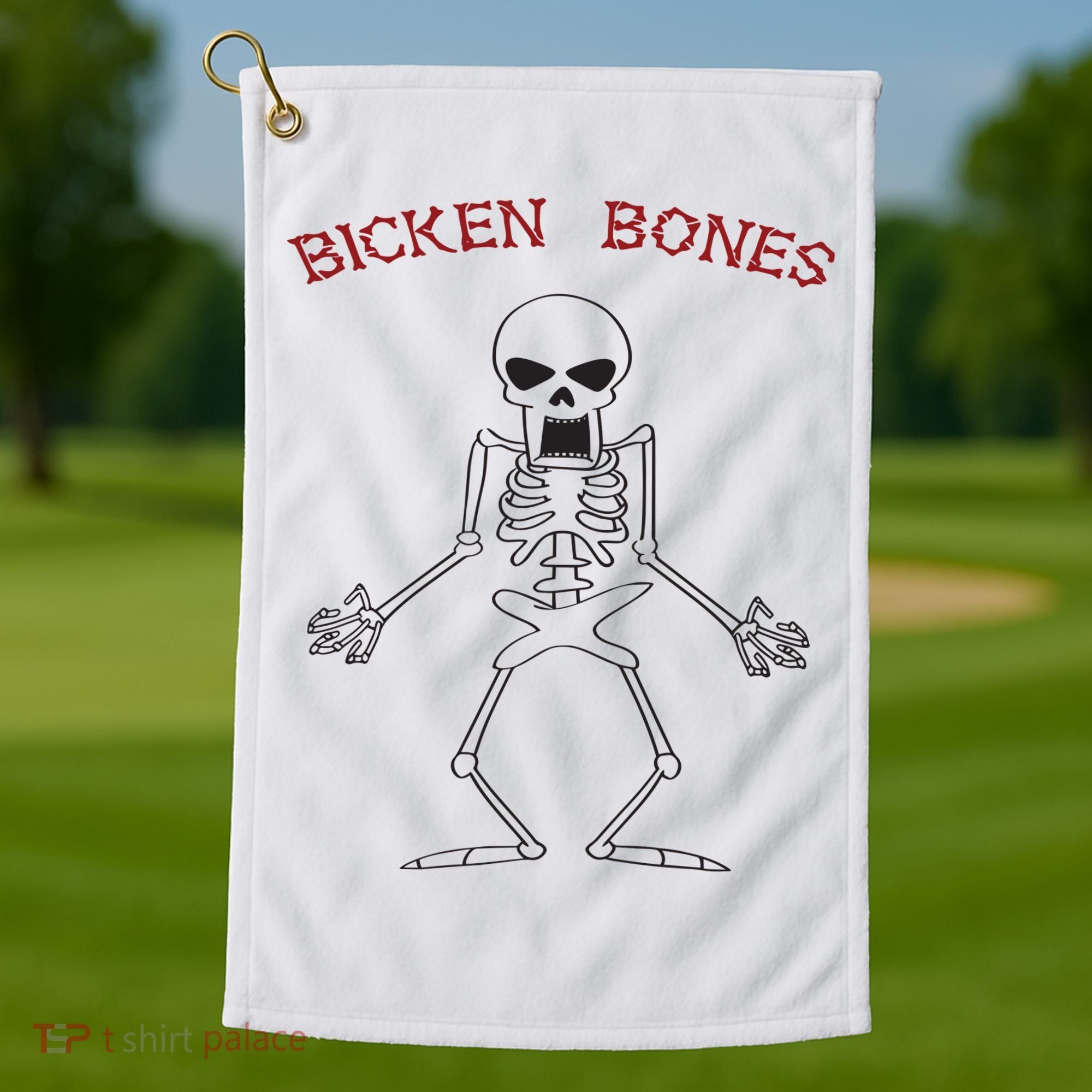 Bicken Bones Golf Towel