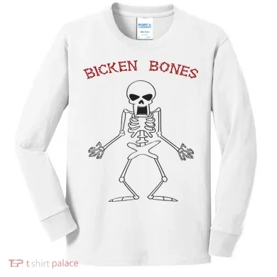 Bicken Bones Kids Long Sleeve Shirt