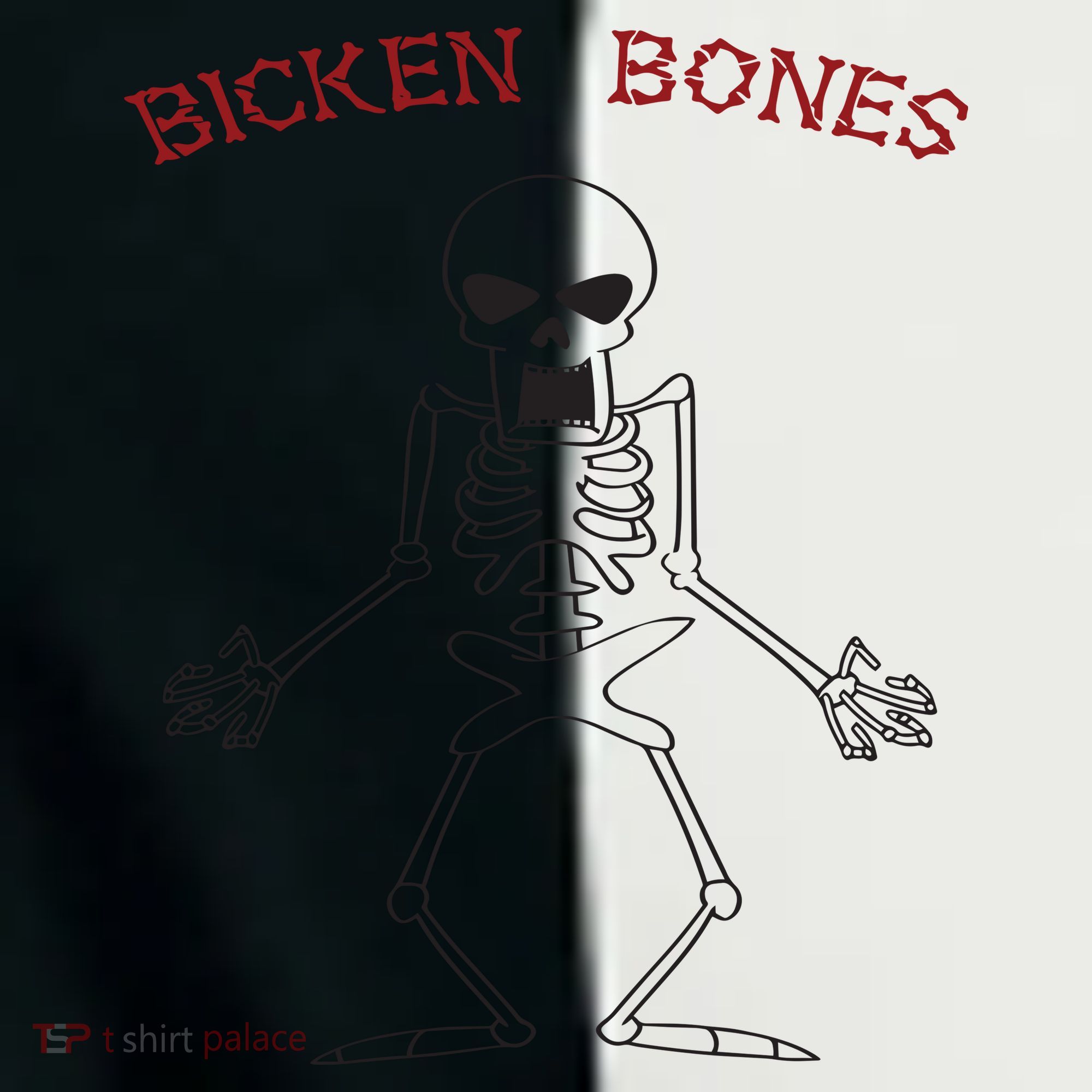 Bicken Bones Toddler Fine Jersey T-Shirt