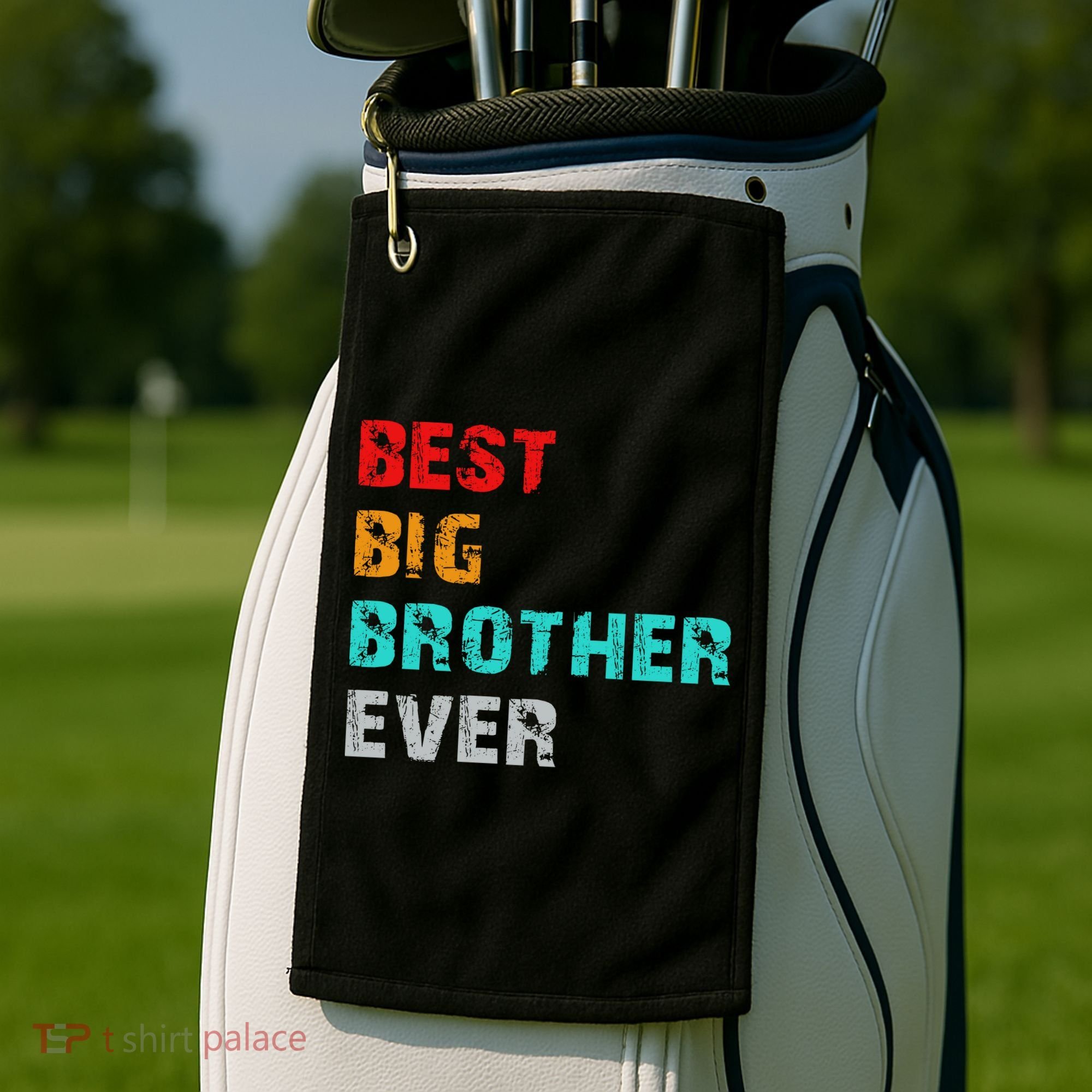 Best Big Brother Ever Golf Towel