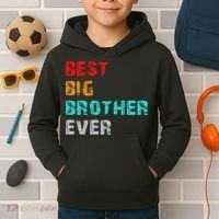 Best Big Brother Ever Kids Hoodie thumb 2
