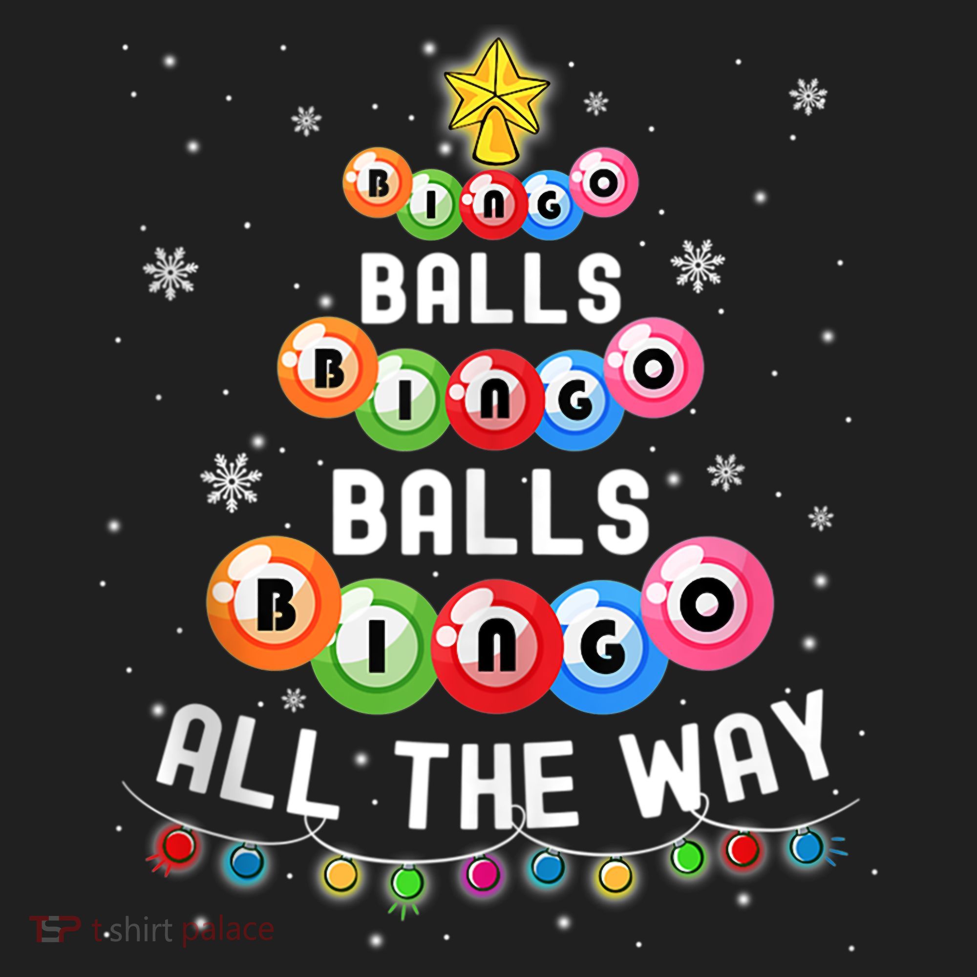 Bingo Balls Bingo All The Way Christmas Tree Funny Xmas Classic Beanie